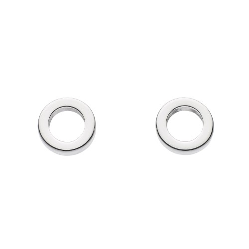 Dew Stu Small Open Circle Studs Earrings