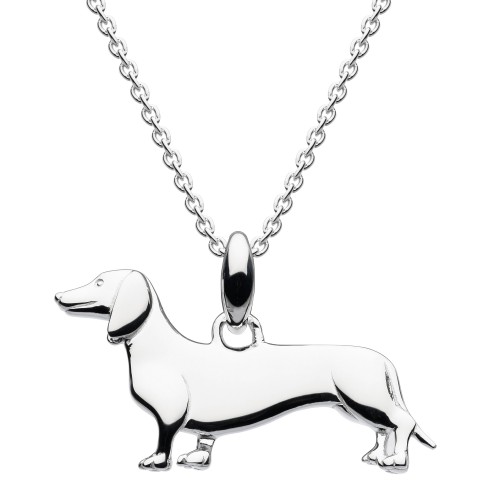 Dew Silver Sausage Dog Pendant Dew Silver Sausage Dog Pendant