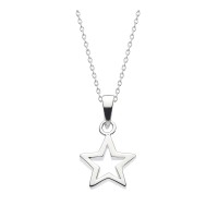 Dew Silver Chunky Star Pendant