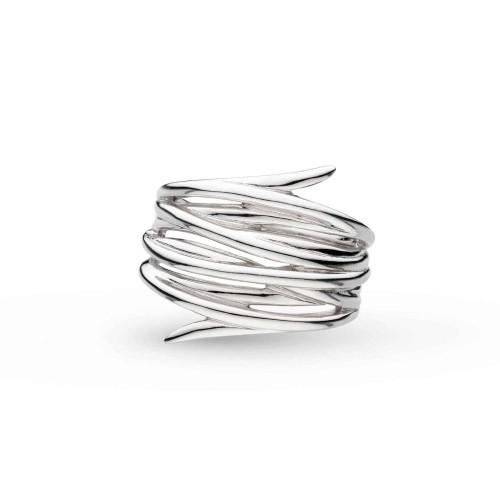 Kit Heath Entwine Helix Wrap Grande Silver Ring
