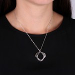 Kit Heath Alicia Midi Silver Necklace