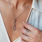 Kit Heath Entwine Twine Link Trio Necklace