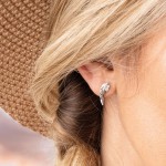 Kit Heath Feather Wisp Stud Earrings