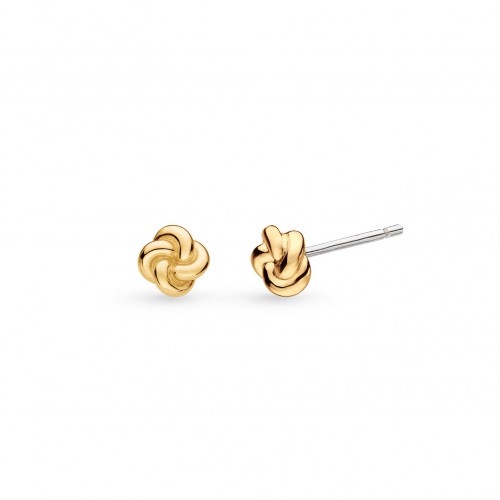 Kit Heath Marina Tide Knot Golden Stud Earrings Kit Heath Marina Tide Knot Golden Stud Earrings