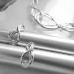 Infinity Grande Stud Earrings Infinity Grande Stud Earrings