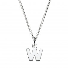 Dew Stu Dinky W Initial Pendant