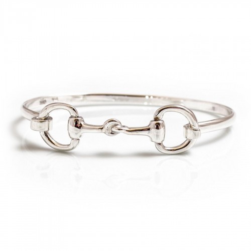 Hiho Silver Snaffle Bangle