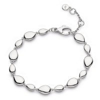 Kit Heath Silver Coast Pebble Linking Bracelet