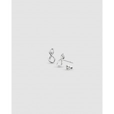 Kit Heath Silver Infinity Mini Stud Earrings Kit Heath Silver Infinity Mini Stud Earrings