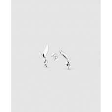 Kit Heath Silver Serenity Curve Small Stud Earrings Kit Heath Silver Serenity Curve Small Stud Earrings