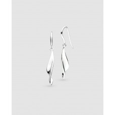 Kit Heath Silver Serenity Curve Drop Earrings Kit Heath Silver Serenity Curve Drop Earrings