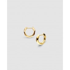 Kit Heath Glint Geo Golden Hoop Earrings