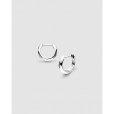 Kit Heath Silver Glint Geo Hoop Earrings Kit Heath Silver Glint Geo Hoop Earrings