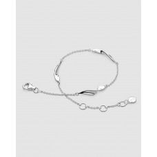 Kit Heath Silver Serenity Curve Station Bracelet