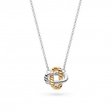 Kit Heath Silver Marina Rope Knot Golden Necklace