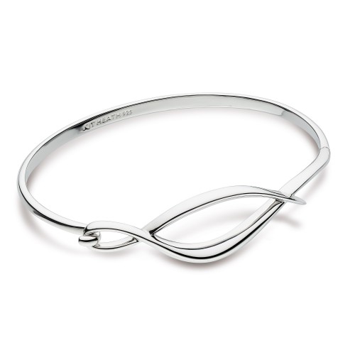 Kit Heath Silver Entwine Twine Twist Bangle
