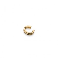 Kit Heath Silver Bevel Unity Golden Solo Ear Cuff