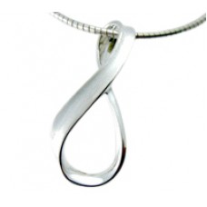 LBJ Silver Figure Of Eight Pendant