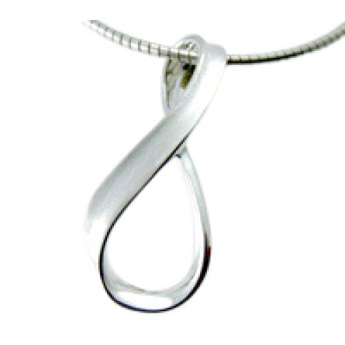LBJ Silver Figure Of Eight Pendant