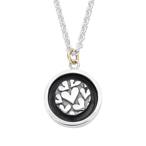 Linda Macdonald Silver Cherish Heart Necklace