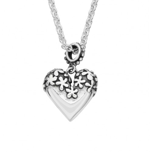 Linda Macdonald Silver Forever Heart Necklace