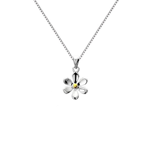 Silver Medium Daisy Pendant Silver Medium Daisy Pendant