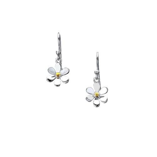 Silver Medium Daisy Drops