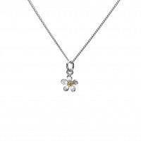 Small Silver Daisy Pedant