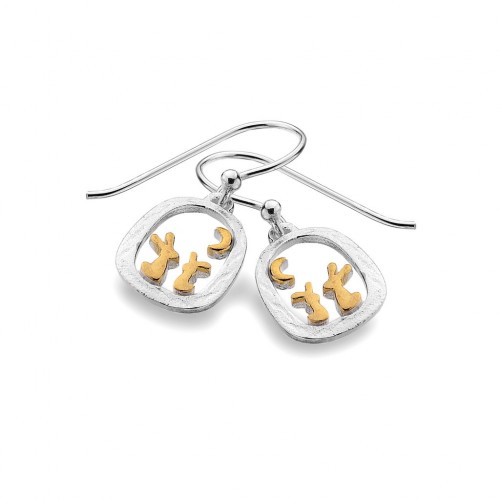 Silver Rabbit And Moon Drops