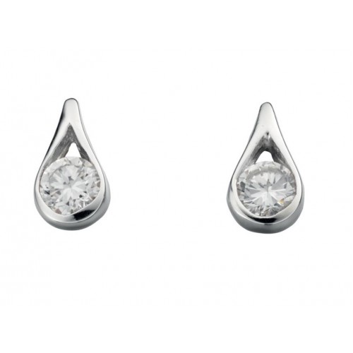 Gecko deliacte CZ teardrop earrings Gecko deliacte CZ teardrop earrings