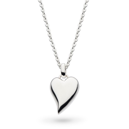 Kit Heath Silver Desire Lust Heart Necklace